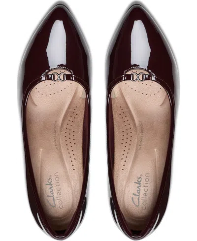 Clarks Kataleyna West In Burgundy
