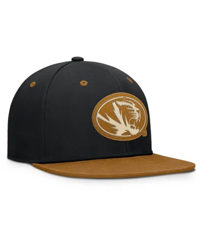 Fanatics Men's Black/brown Missouri Tigers Noboa Fitted Hat In Black
