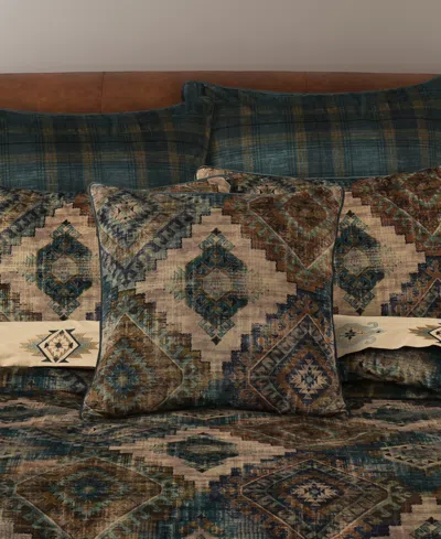 J Queen New York Baja Square Decorative Pillow, 20" X 20" In Brown