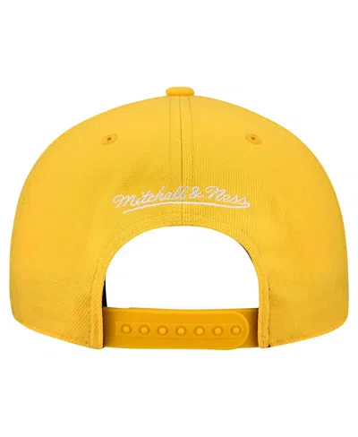 Mitchell & Ness Men's And Women'sâ Yellow San Diego Padres Basic Coop Pro Adjustable Hat In Yellow