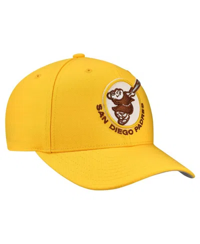 Mitchell & Ness Men's And Women'sâ Yellow San Diego Padres Basic Coop Pro Adjustable Hat In Yellow