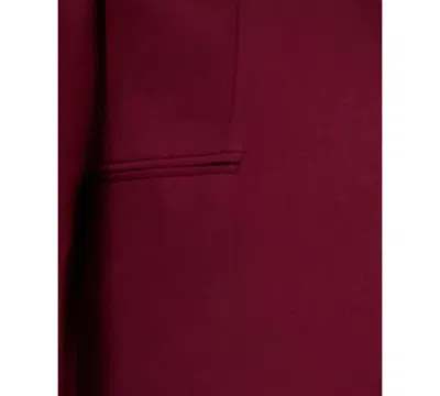 Le Suit 50040113 Long Plus Size Formal Pocket Pant Suit In Burgundy
