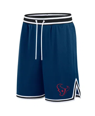 Fanatics Men's Navy Houston Texans Elements Future Ground Shorts In Blue
