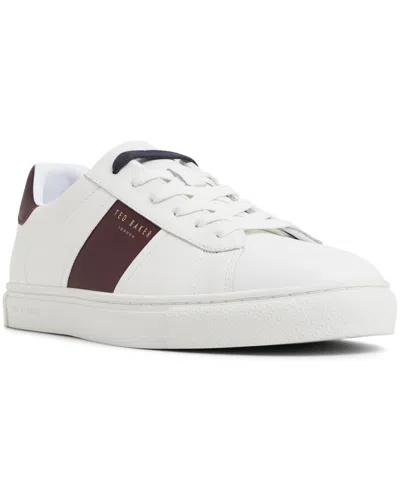 Ted Baker Men's Bradley Lace Up Sneakers In White