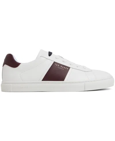 Ted Baker Men's Bradley Lace Up Sneakers In White