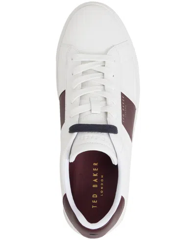 Ted Baker Men's Bradley Lace Up Sneakers In White