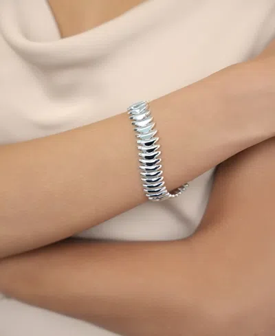 Ettika Everyday Link Chunky Rectangle Shape Bracelet In White