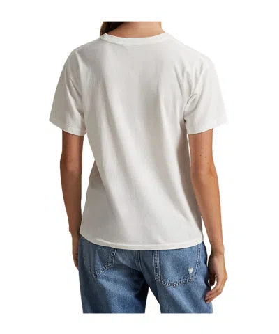 Polo Ralph Lauren White Polo Bear T-shirt In White