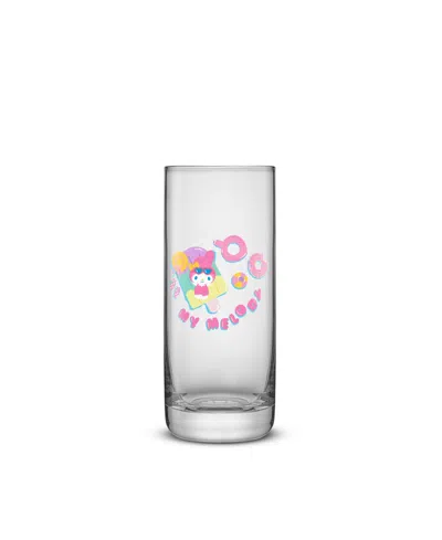 Joyjolt Hello Kitty Friends Summer Drinking Glasses, Set Of 4 In Transparent