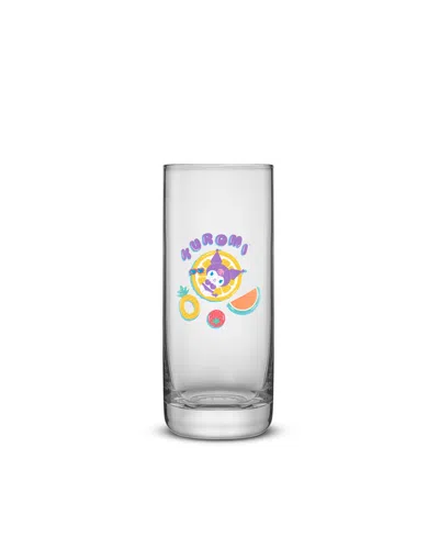 Joyjolt Hello Kitty Friends Summer Drinking Glasses, Set Of 4 In Transparent