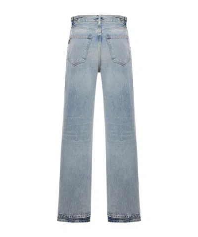 Haikure Logan Db Authentic Jeans In Blue Denim In Black