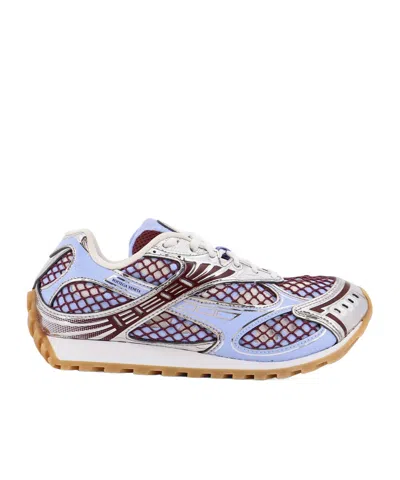 Bottega Veneta Orbit Sneakers Contrast Stitching Mesh Panels Rubber Sole In Multi