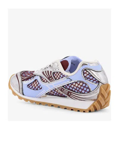 Bottega Veneta Orbit Sneakers Contrast Stitching Mesh Panels Rubber Sole In Multi
