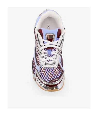 Bottega Veneta Orbit Sneakers Contrast Stitching Mesh Panels Rubber Sole In Multi