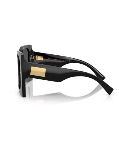 Dolce & Gabbana Rectangular Sunglasses In Brown