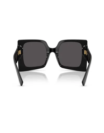Dolce & Gabbana Rectangular Sunglasses In Brown