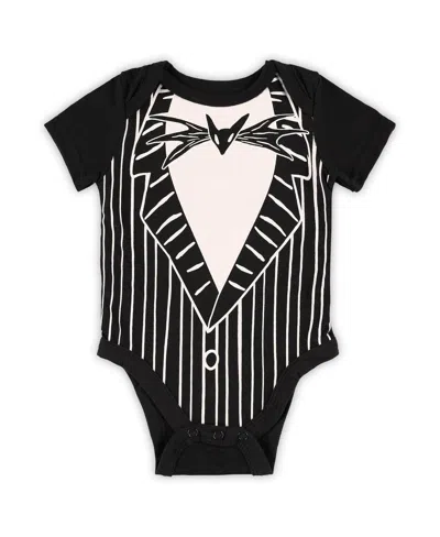 Children's Apparel Network Newborn 2-piece Black The Nightmare Before Christmas Jack Skellington Bodysuit And Hat Set In Blue