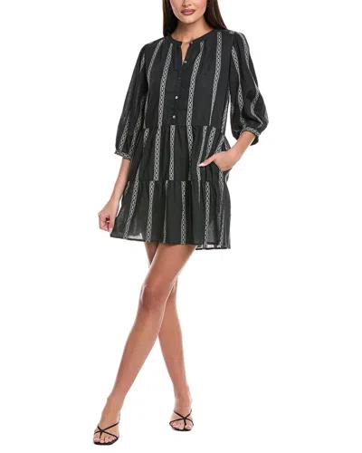 Velvet By Graham & Spencer Tiered Mini Dress In Multi