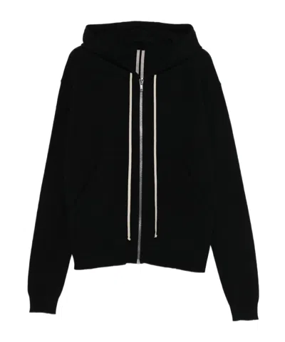 Rick Owens Classic Flight Leather Bomber In Black