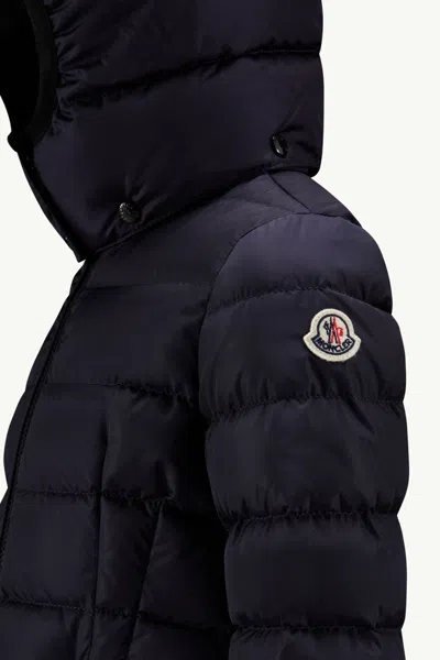 Moncler Glements Mid-length Down Jacket Black