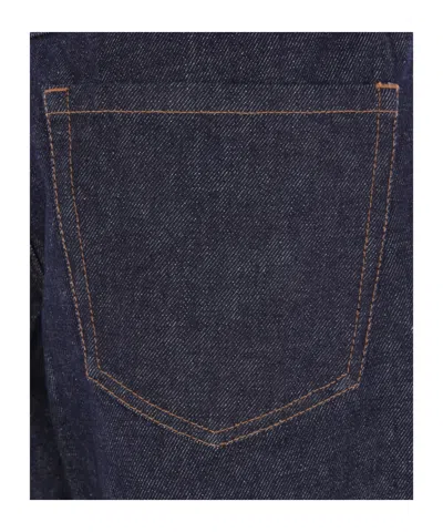 Uma Wang Phyllis Jeans In Denim In Blue