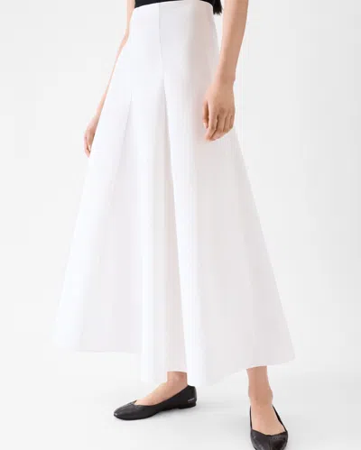 Jacquemus Flared Midi Skirt In White
