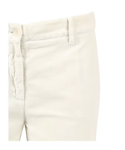 Aspesi Tailored Long Pants With Classic Button Closure In Neutral