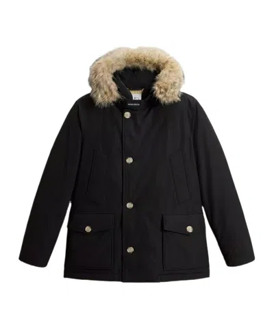 Woolrich Arctic Anorak Parka In Black