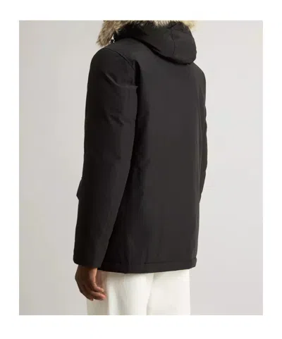 Woolrich Arctic Anorak Parka In Black