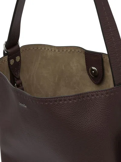 Max Mara Medium Archetipo Leather Shoulder Bag In Brown