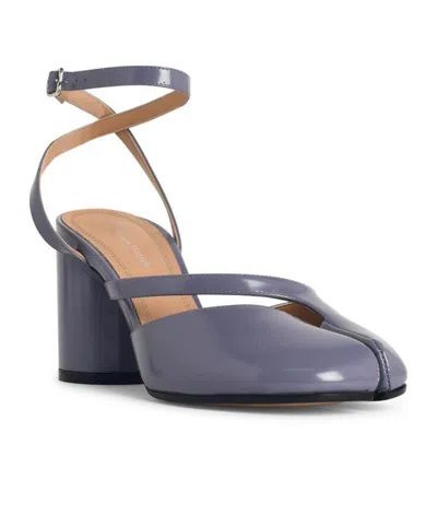 Maison Margiela Tabi Purple Leather Sandals