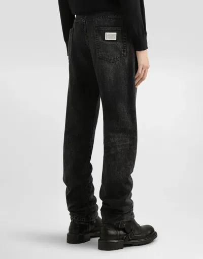 Dolce & Gabbana Slim-fit Stretch Denim Jeans In Multi
