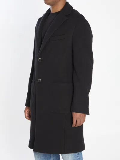 Barena Venezia Buttoned Wool Coat In Black