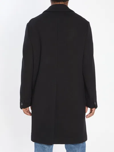 Barena Venezia Buttoned Wool Coat In Black