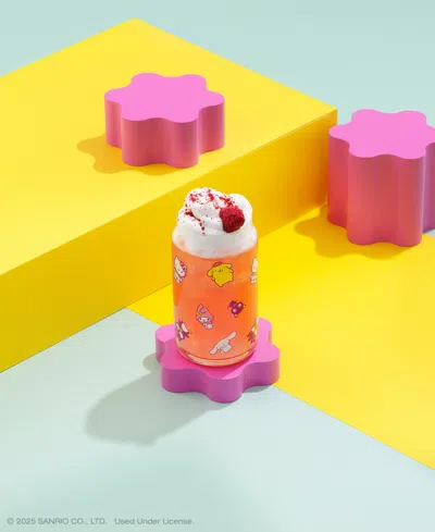 Joyjolt Hello Kitty Friends Character Toss Can Drinking Glasses, Set Of 4 In Multi