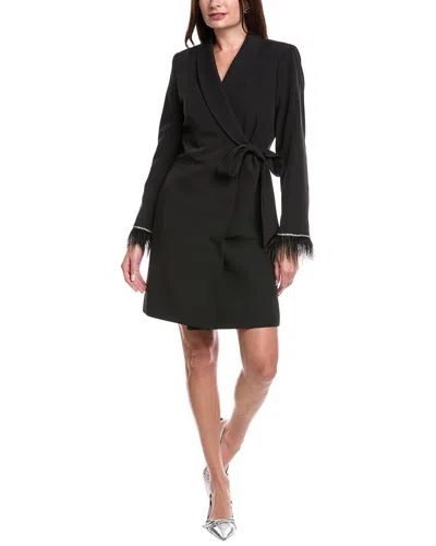 Tahari Asl Blazer Mini Dress In Black