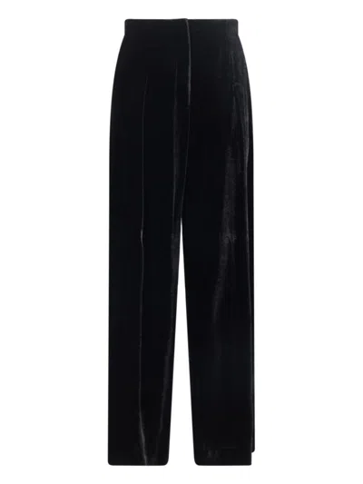 Golden Goose Straight Trousers In Black