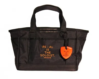The Soloist X Re:al Custom Carhartt Tool Bag In Black/orange In Multi