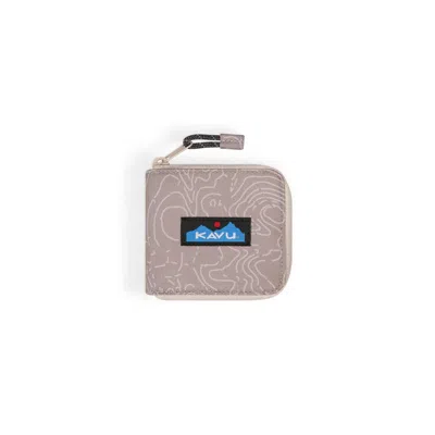 Kavu Zip Around Wallet In Taupe Topo In Neutral