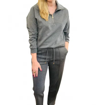Yest Nelah Sweater And Jogger Set In Grey In Gray
