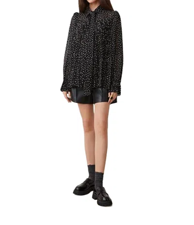 Suncoo Louka Top In Noir In Black