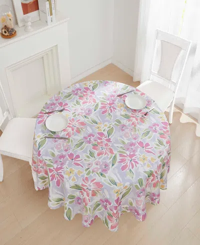 Izod Catalina Tablecloth, 70" Round In Multi