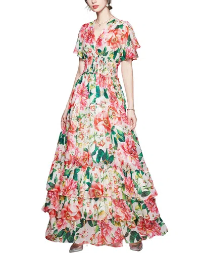 Dza Maxi Dress In Pink