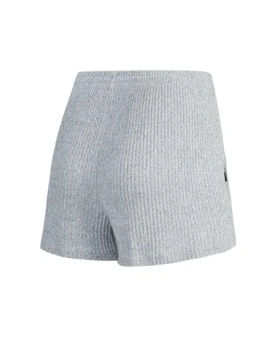 Concepts Sport Women's 2-piece Gray Los Angeles Rams Juniper Long Sleeve Hoodie Top And Shorts Sleep Set In Gray