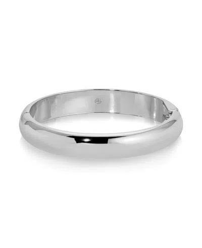 Ettika Simple Single Stack Bangle In Silver