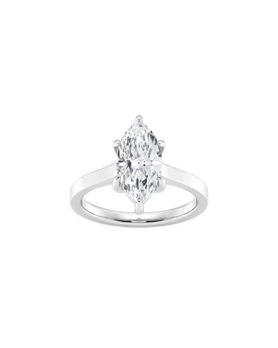 Lab Grown Diamonds 14k 2.00 Ct. Tw. Lab-grown Diamond Solitaire Engagement Ring In Metallic