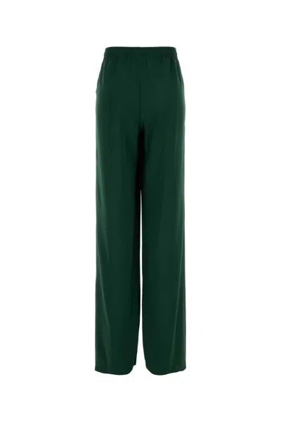 Ermanno Scervino Pantalone In Poliestere Verde Scuro  Donna In Green
