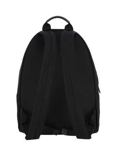 Givenchy Black Backpack With Adjustable Shoulder Straps And Logo On Front In Tech Fabric Man
