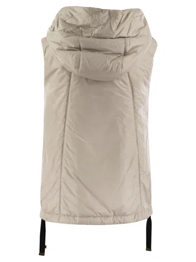 Max Mara The Cube Greengo Padded Gilet In Neutral
