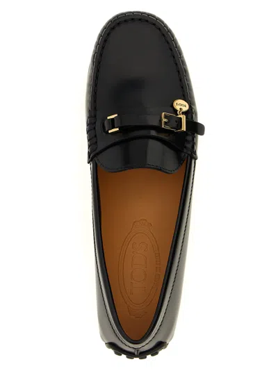 Tod's City Gommino Loafers In Black